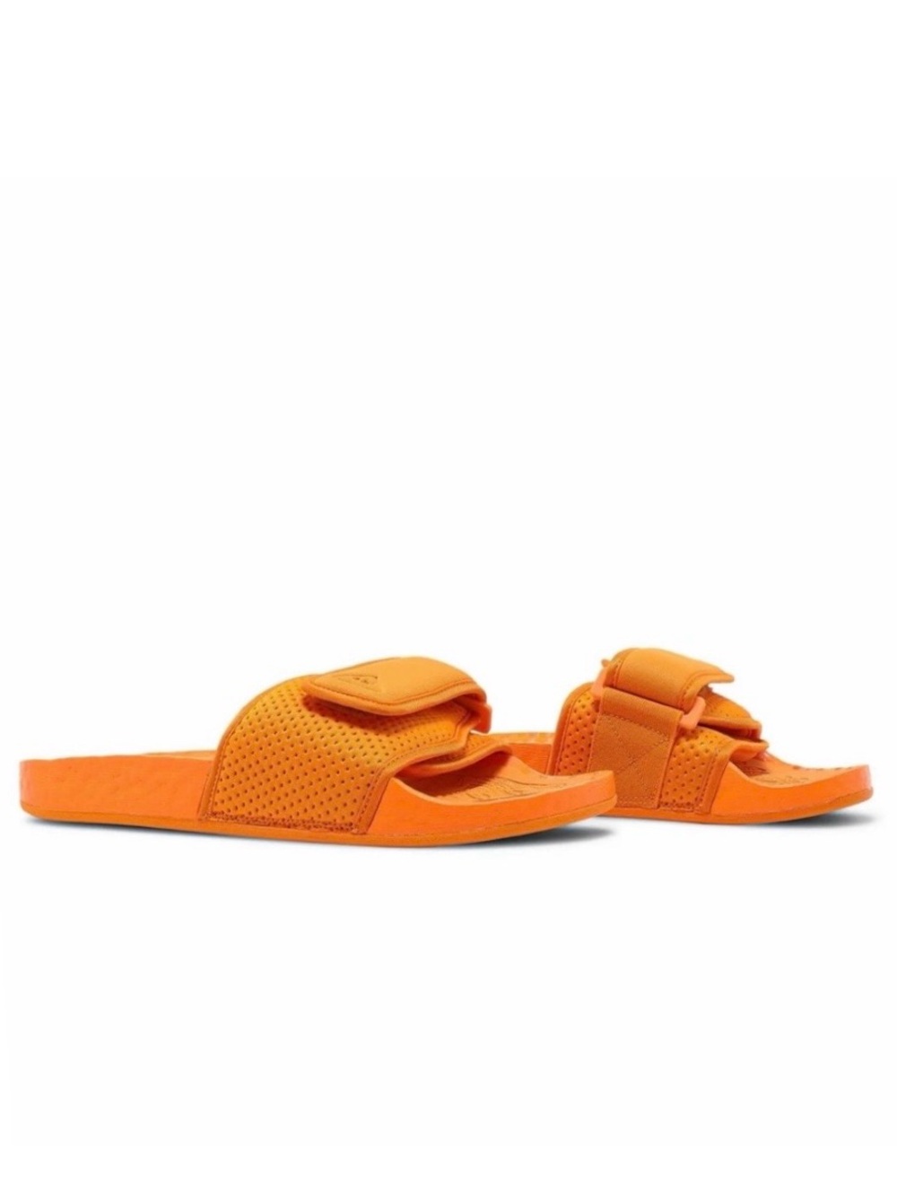 adidas Pharrell Boost Orange Slides Size US Men’s 10 (Deadstock)